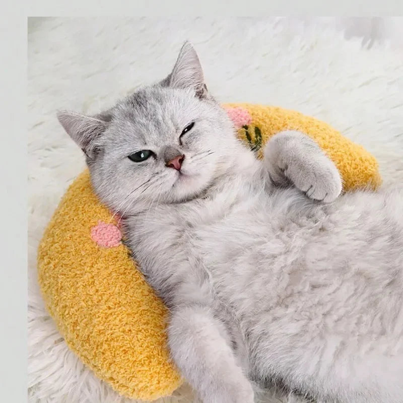 Cozy Elephant-Shaped Pet Pillow for Cats and Dogs - Soft Plush with Thick Filling for Ultimate Comfort and Deep Sleep